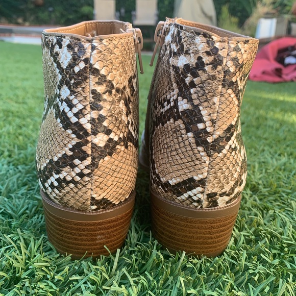 Faux Snake Booties - Picture 10 of 13